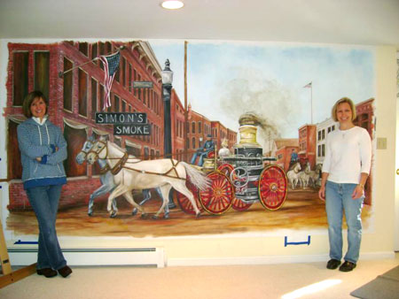 Custom Mural by The Cabbage Rose